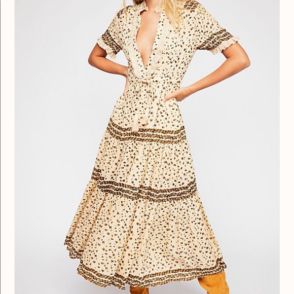 Free People rare feelings prairie midi dress - Picture 8 of 8
